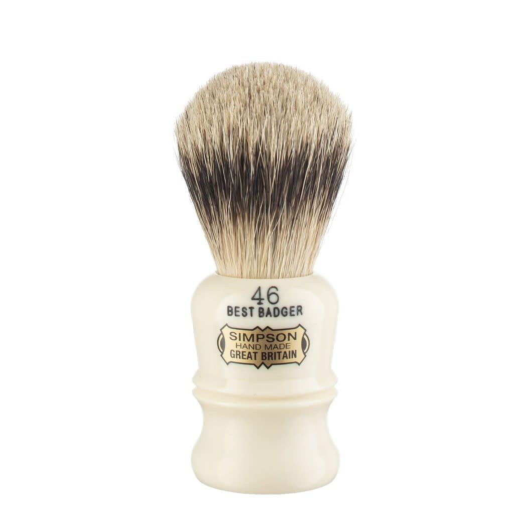 Blaireau - Berkeley 46 "Best Badger" Ivoire - Petit (19mm/0,74")