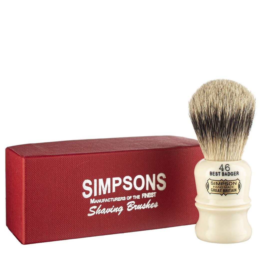 Blaireau - Berkeley 46 "Best Badger" Ivoire - Petit (19mm/0,74")