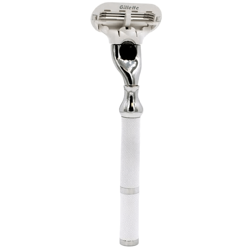 Rasoir 77L compatible avec les lames Gillette Venus - Blanc et chrome
