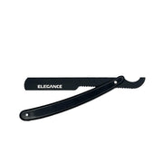 Elegance By Sadapack - Rasoir de barbier à glissière Turque "Shavette" - Noir