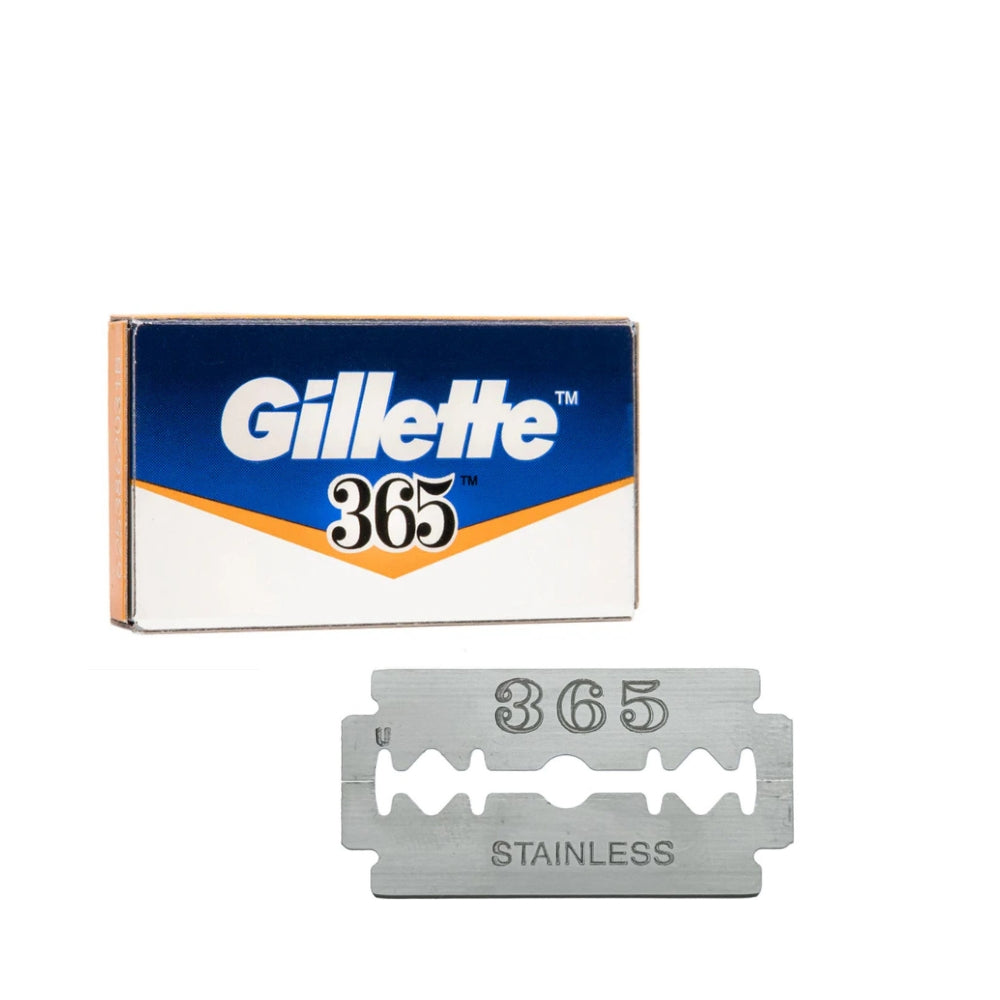 365 Stainless Steel Double Edge Razor Blades (Pack of 5)