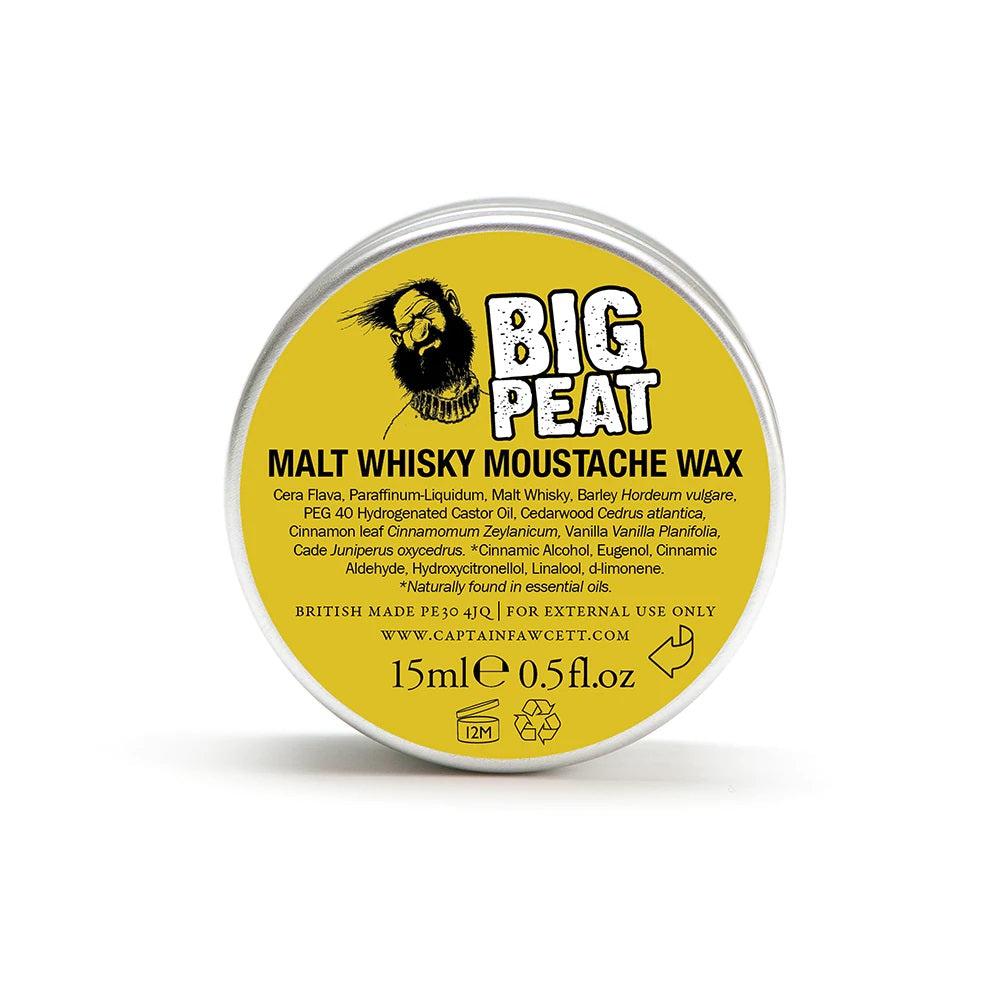 Cire à moustache "Big Peat Whisky" (15ml/0.5oz)