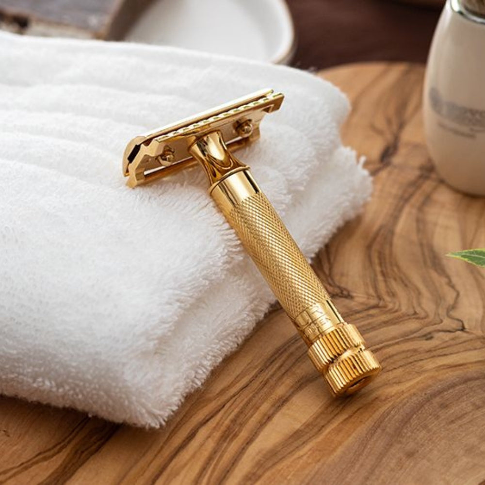 Rasoir de sécurité Merkur 34G HD - Or