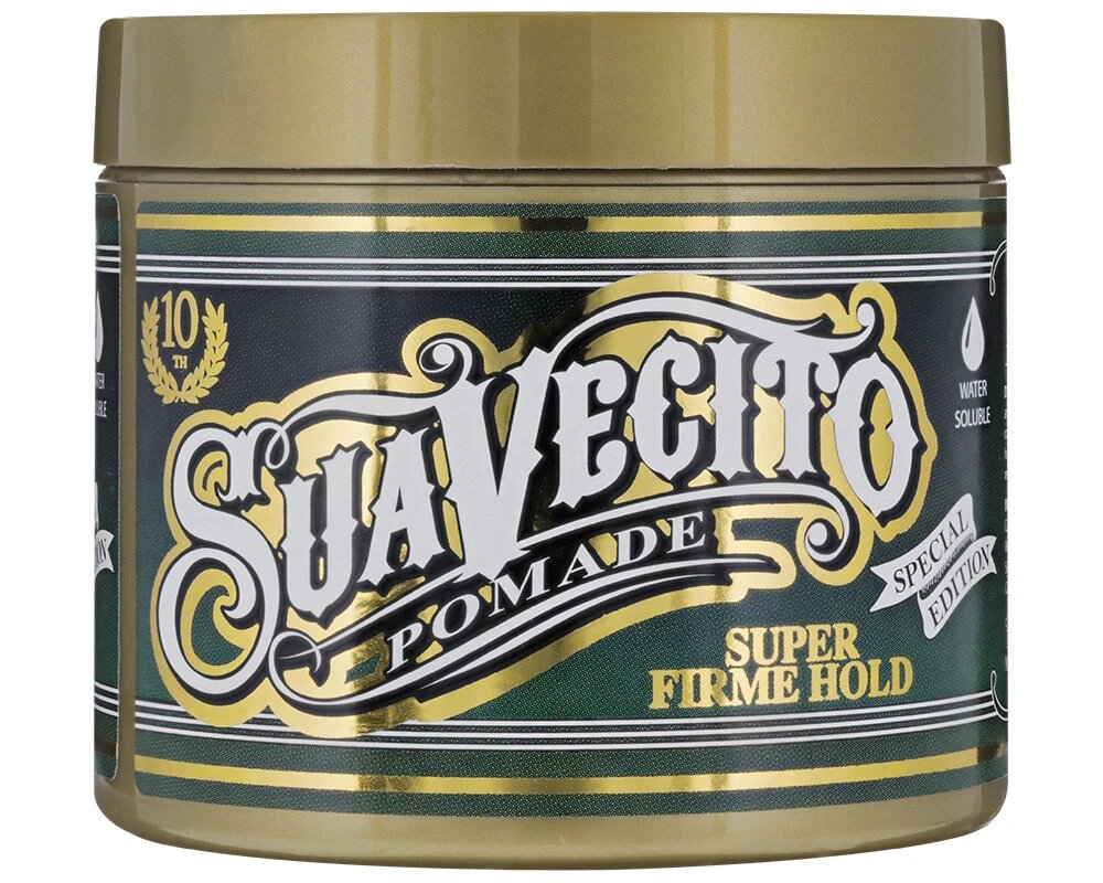 Super Firme Hold Pomade 10th Anniversary - Super strong hold medium shine (118,3/4,0oz)