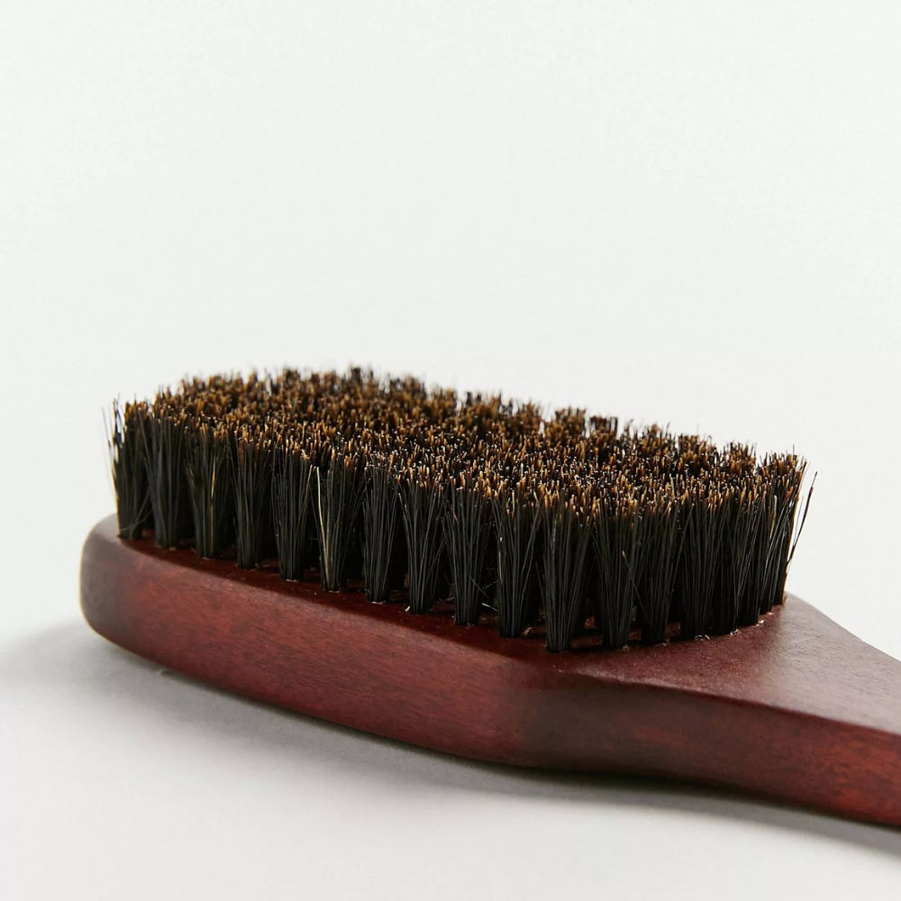 Brosse à cheveux en poils de sanglier naturels (178mm/7.0")