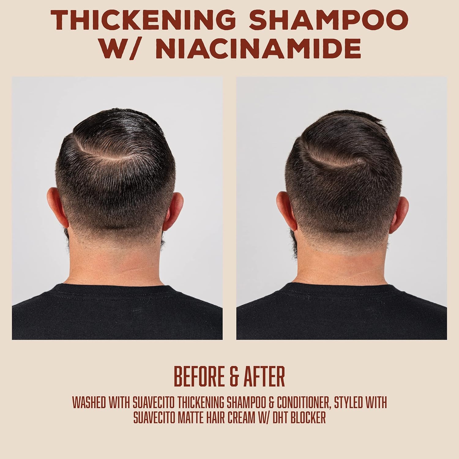 Shampoing épaississant "Thickening Shampoo" avec Niacinamide (237ml/8.0oz)