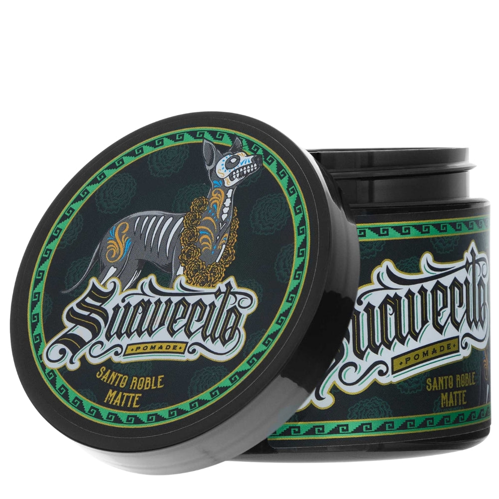 Pommade "Matte Pomade" Édition "Santo Roble" - Tenue moyenne, fini mat (113g/4.0oz)