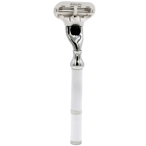 Rasoir 77L compatible avec les lames Gillette Venus - Blanc et chrome