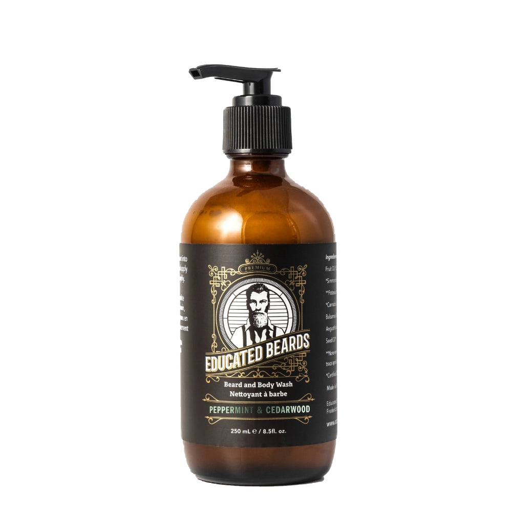 Nettoyant à barbe "Peppermint Cedarwood" (250ml/8.5oz)