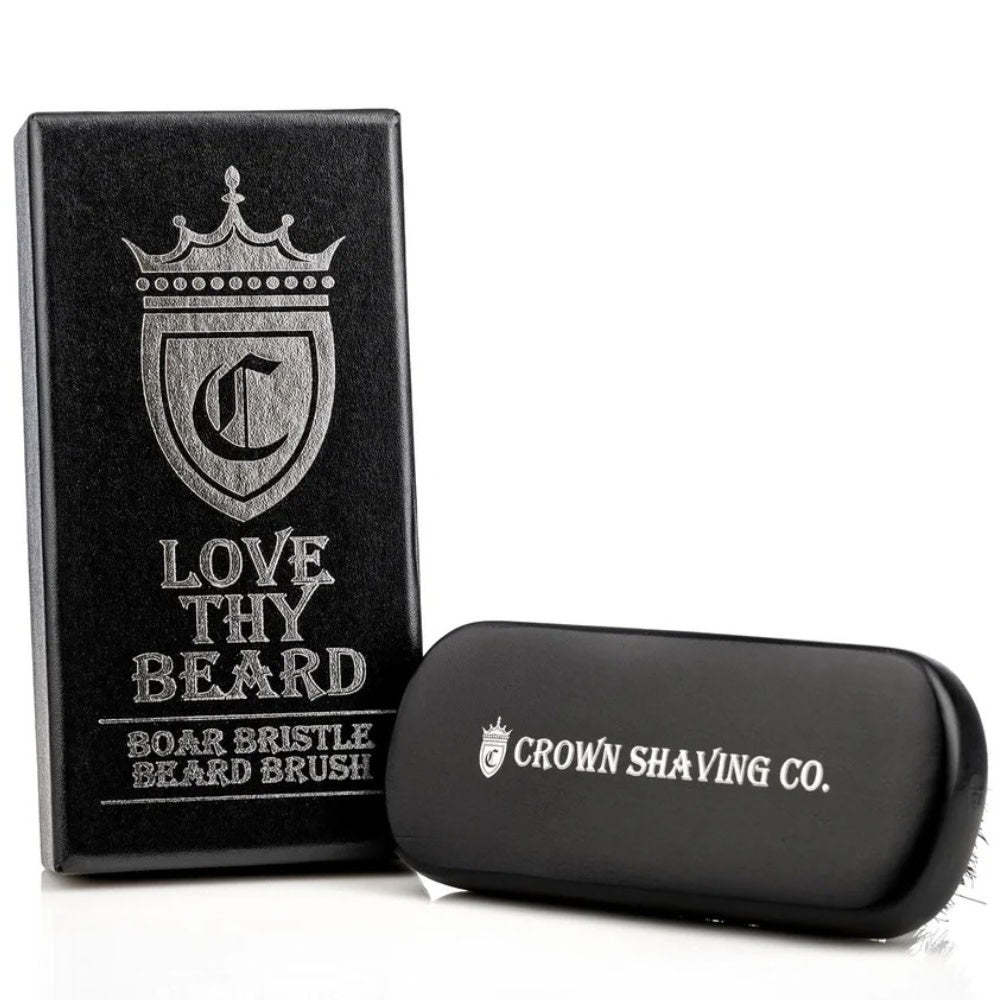 Board Bristle Beard Brush "Love Thy Beard" (115mm/4.53" x 55mm/2.17")