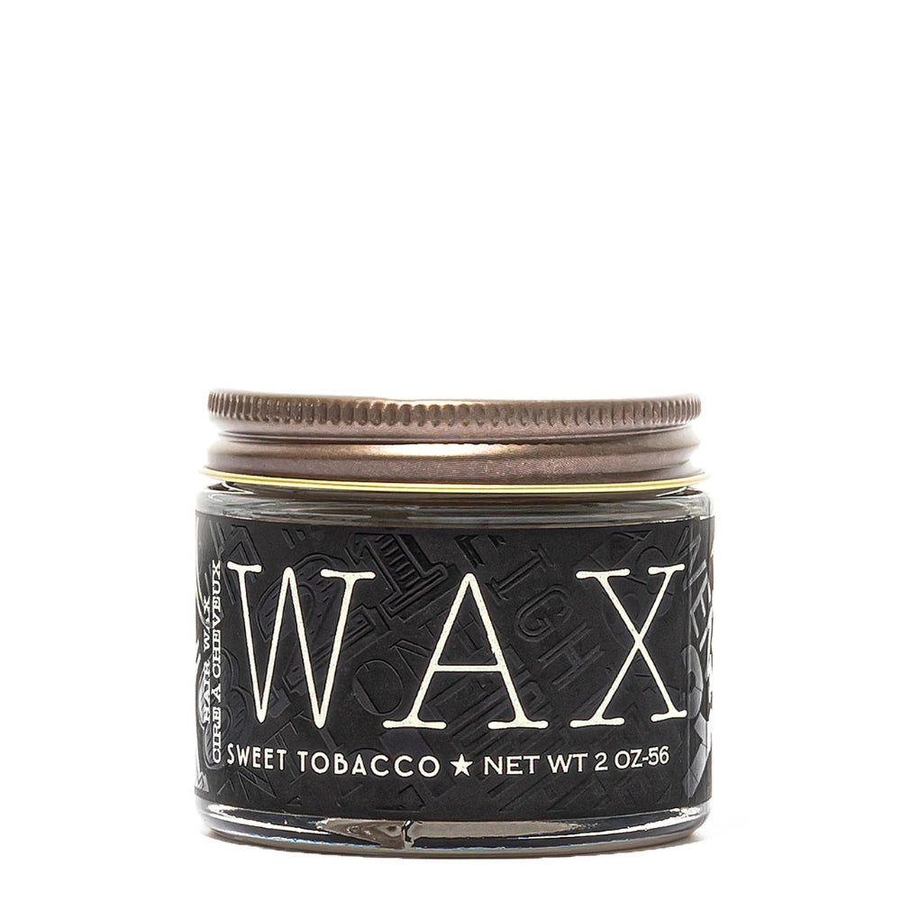 18.21 Man Made - Cire coiffante "Sweet Tobacco Hair Wax" - Tenue forte, fini satiné (56.7g/2.0oz)