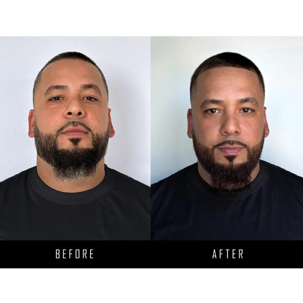 Coloration solutions couleurs pour barbe et moustache - Brun foncé