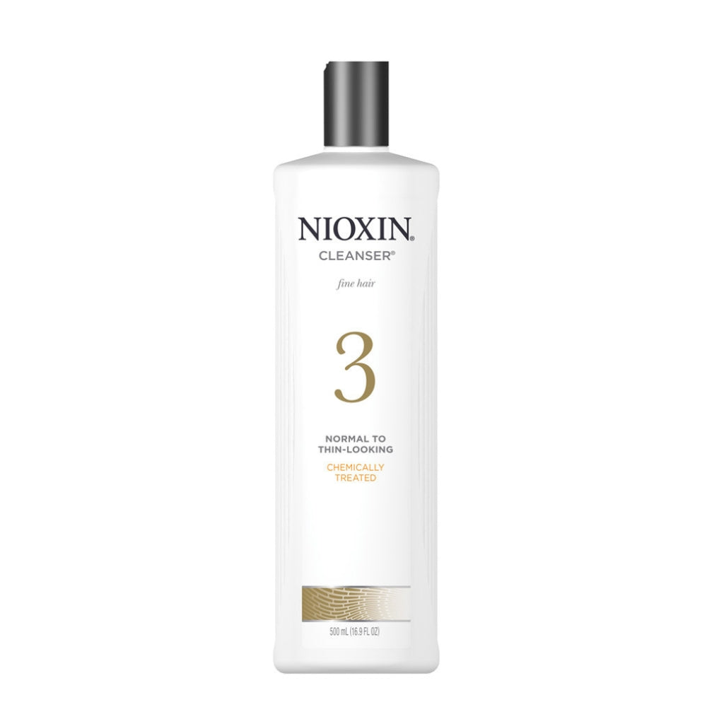 NIOXIN - Shampoing cheveux + cuir chevelu Système 3 - Pour cheveux colorés avec chute modérée