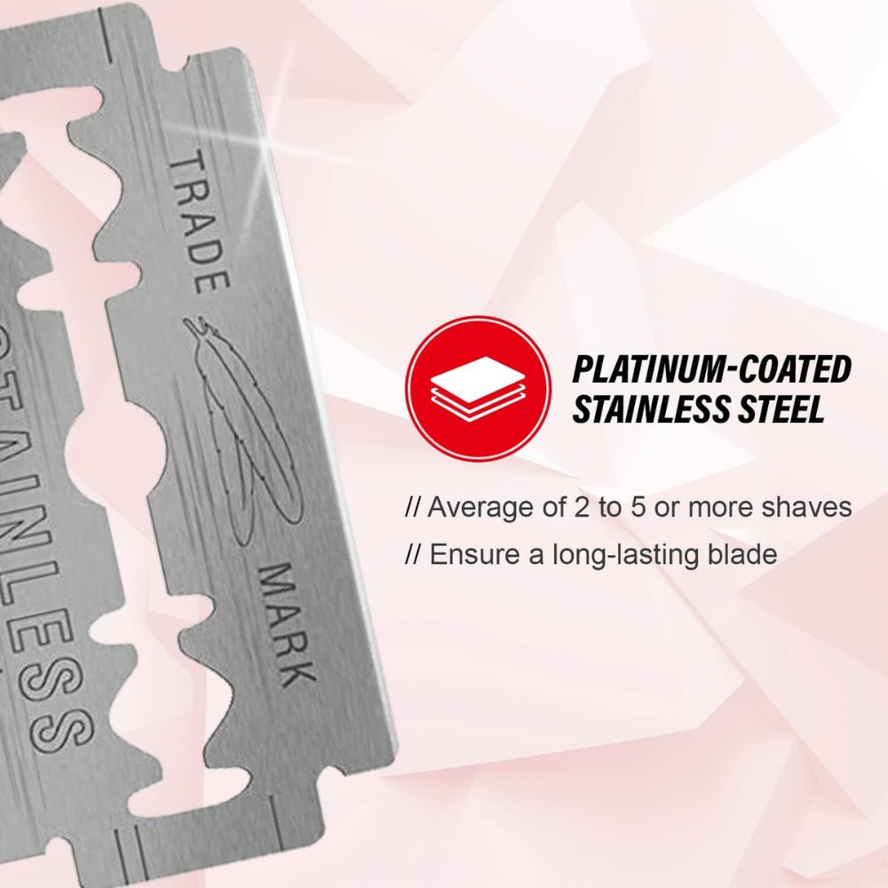 New Hi-Stainless Double Edge Razor Blades (10 Blades)