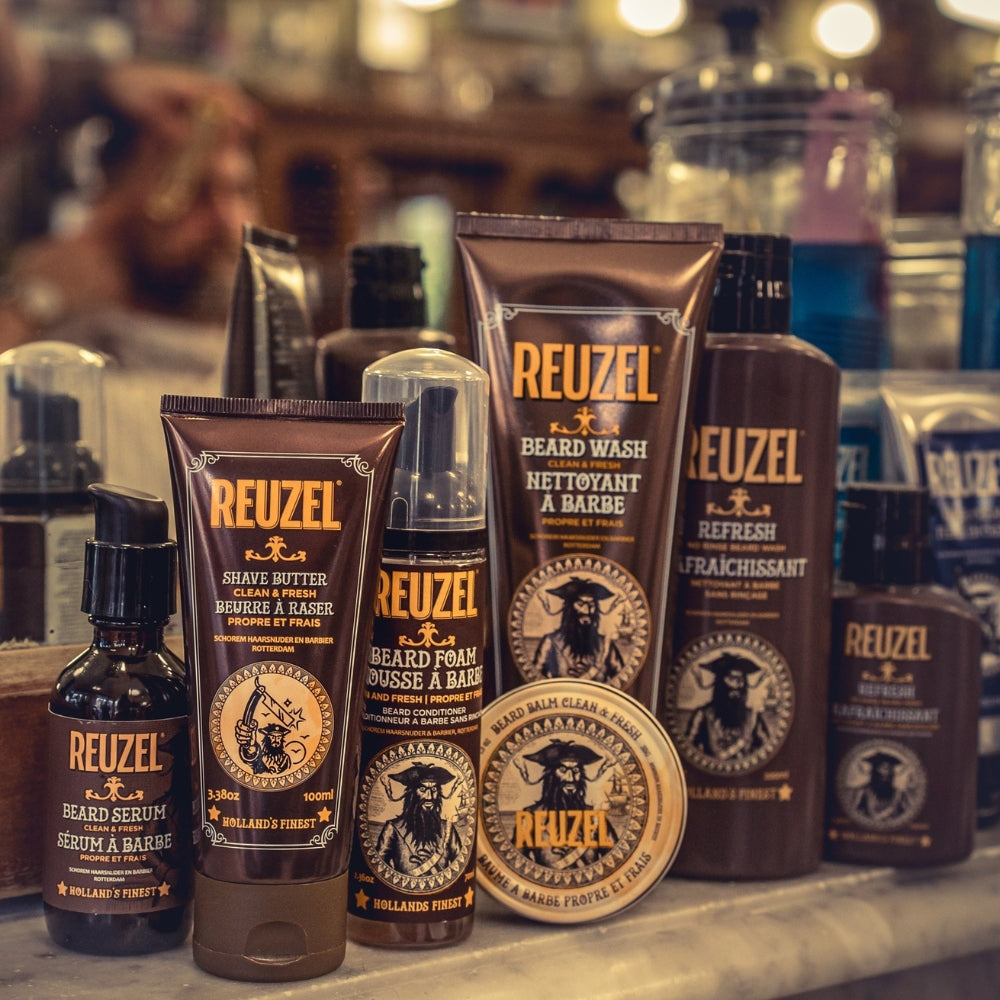 Revitalisant en mousse pour la barbe sans rinçage "Beard Foam" - Propre et frais (70ml/2.36oz)