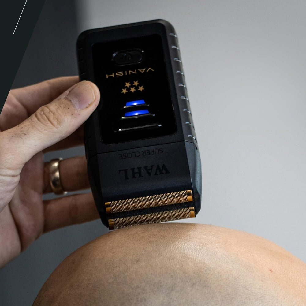 WAHL Professional - Grille et lames de coupe de remplacement "Super Close" or #55594 - Pour rasoir Vanish Shaver 5 Star Modèle No. 55595