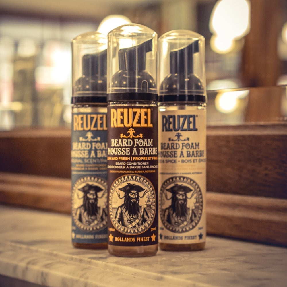 Revitalisant en mousse pour la barbe sans rinçage "Beard Foam" - Propre et frais (70ml/2.36oz)
