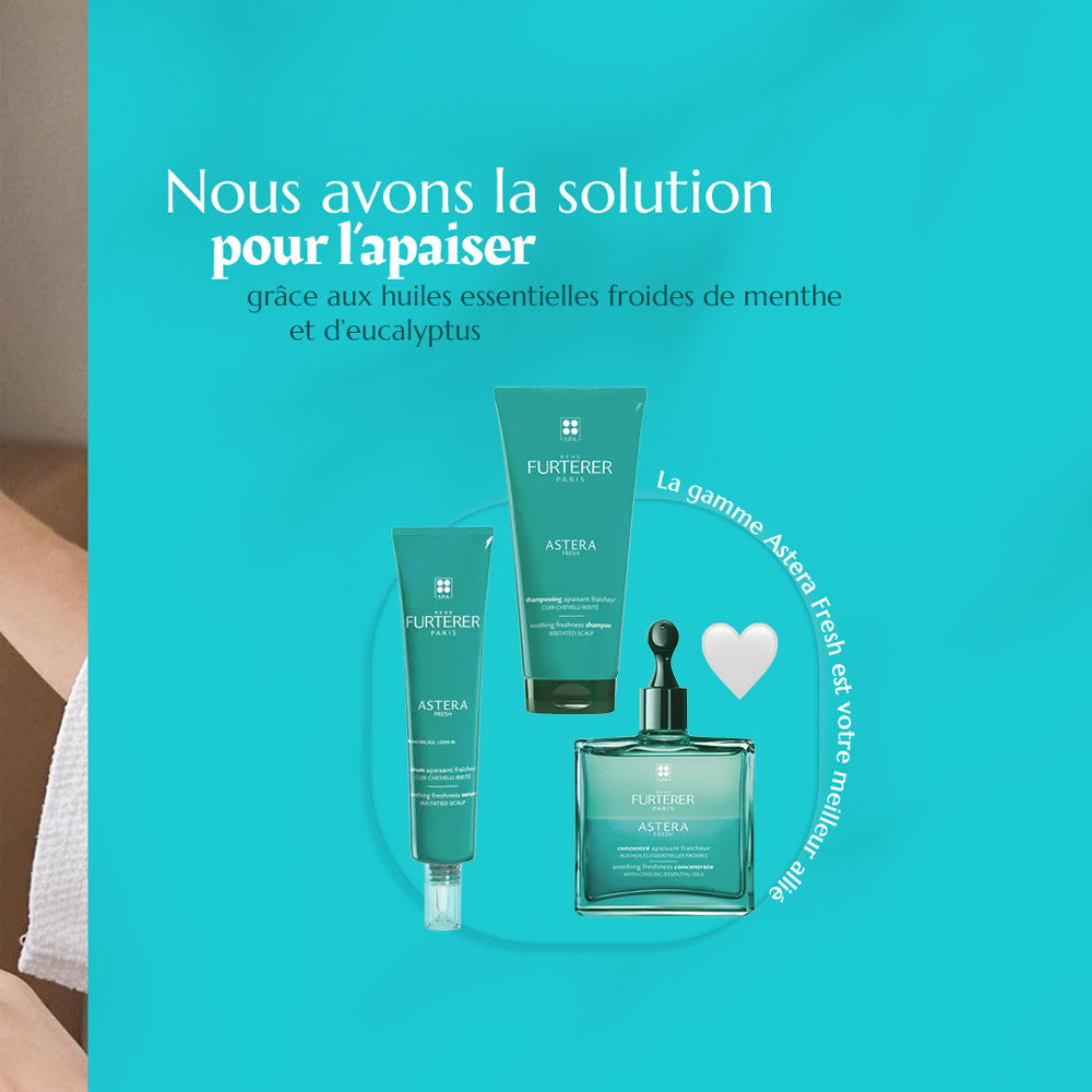 Sérum apaisant fraîcheur "Astera Fresh" aux huiles essentielles - Pour cuir chevelu irrité (75ml/2.5oz)