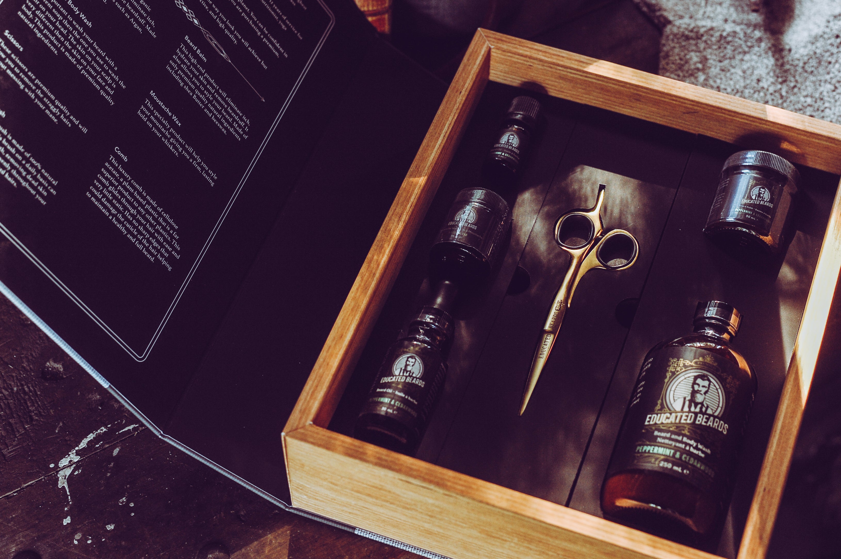 A Book of Beard Peppermint & Cedarwood Set