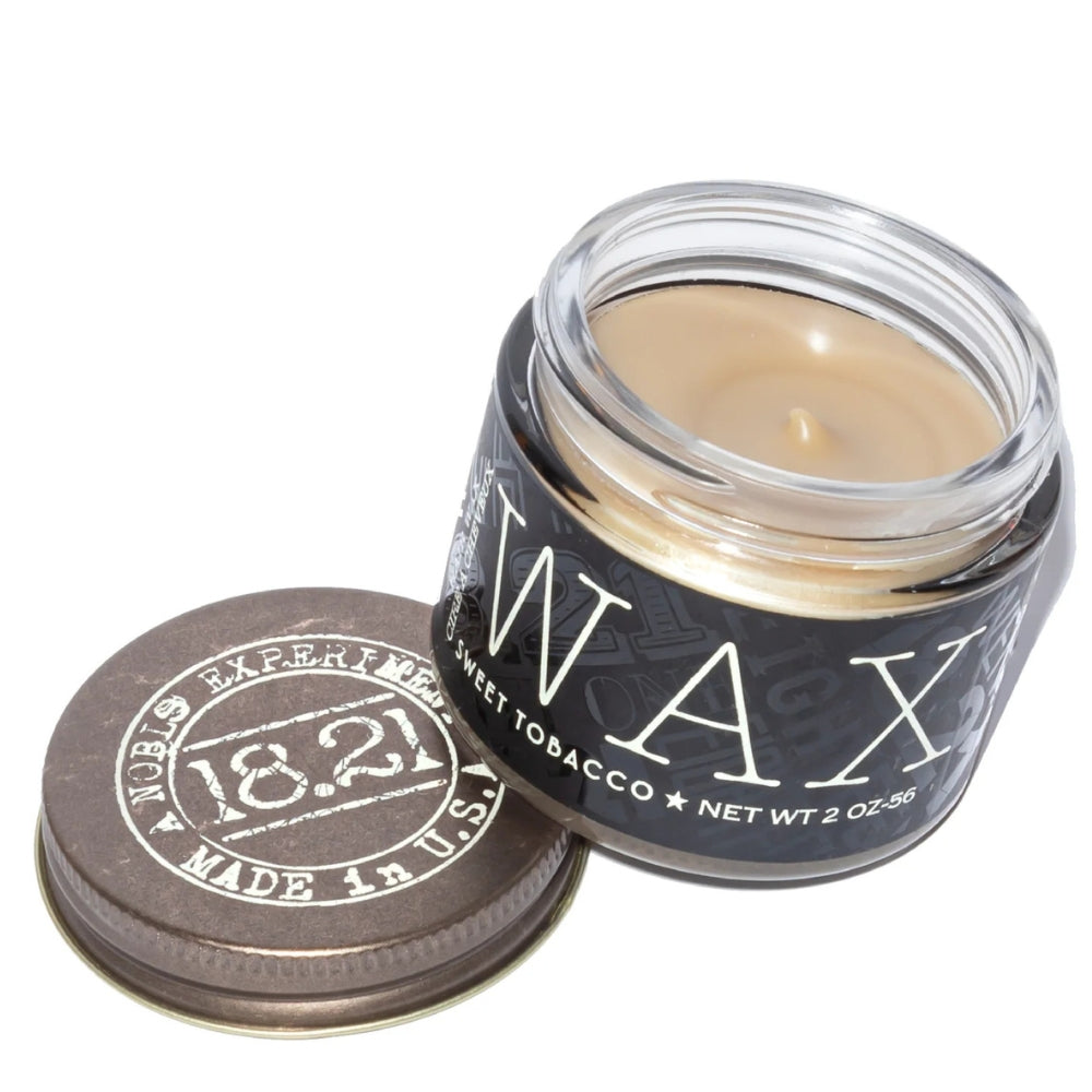 18.21 Man Made - Cire coiffante "Sweet Tobacco Hair Wax" - Tenue forte, fini satiné (56.7g/2.0oz)