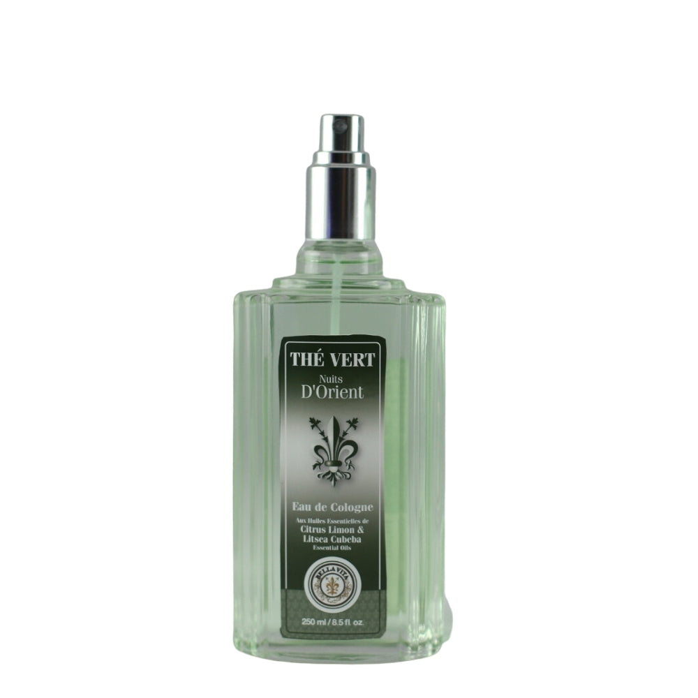 Eau de cologne aux huiles essentielles de citrus limon et litsea cubeba - Thé vert Nuits d'Orient (250ml/8.5oz)