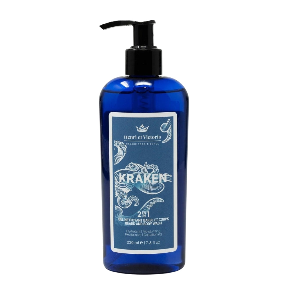 Gel nettoyant 2 en 1 barbe et corps "Kraken" (228g/8.0oz)