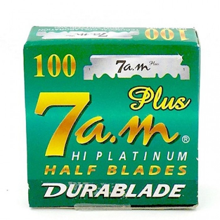 Demi-lame pour rasoir de barbier "Hi Platinum Durablade" (100 lames)