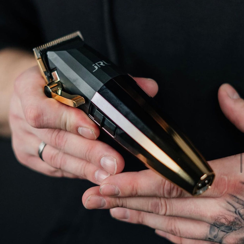 Ensemble de tondeuse sans fil avec station de chargement et pile lithium-ion "FF 2020C & FF 2020T Gold" - Or