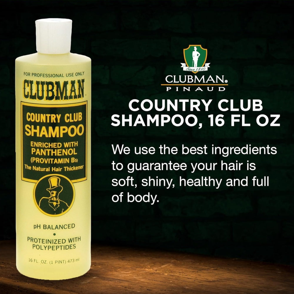Shampoing Country Club enrichi avec panthénol (453ml/16.0oz)