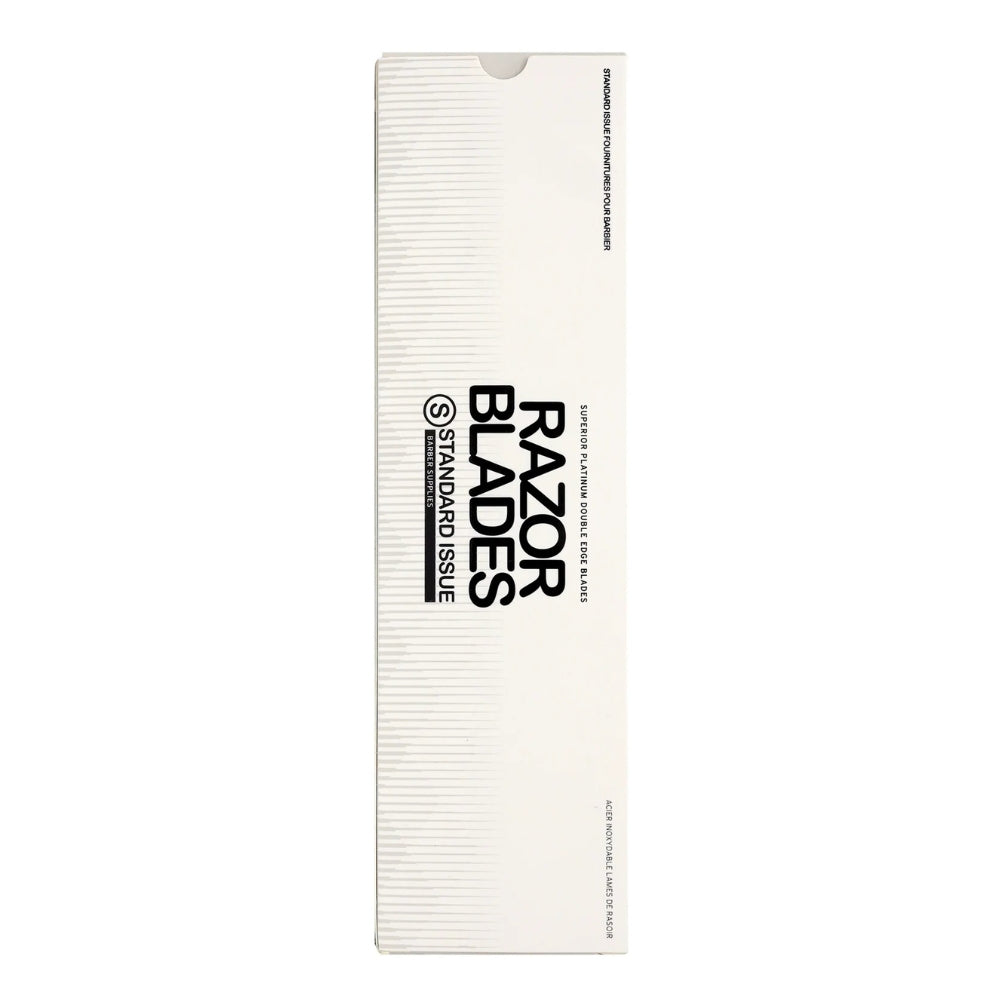 Lames de rasoir à double tranchant en platine de qualité supérieure (100 Lames)