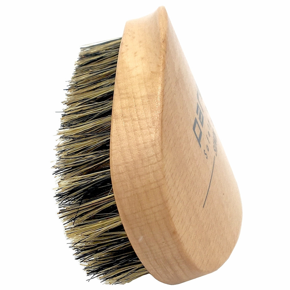 Brosse barbe et cheveux 100% sanglier (12.7cm/5" x 6.9cm/ 2.75")