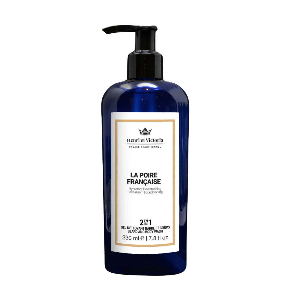 Gel nettoyant 2 en 1 barbe et corps La Poire Française (228g/8.0oz)