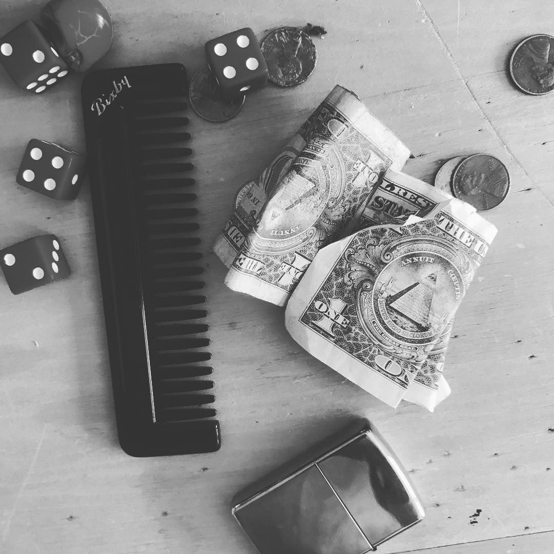 Peigne à large dents 3mm d'espacement (133mm/5.24") - Noir