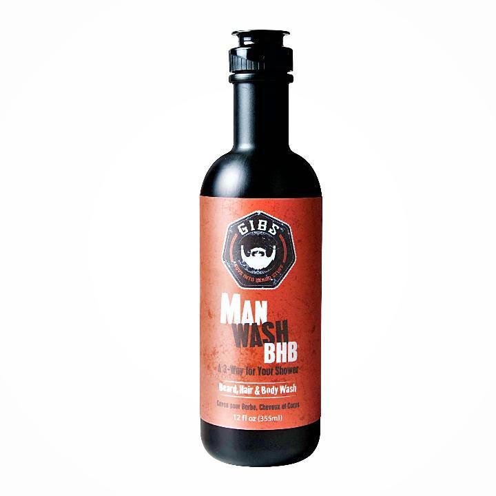 Savon à barbe, cheveux et corps "Man Wash BHB"