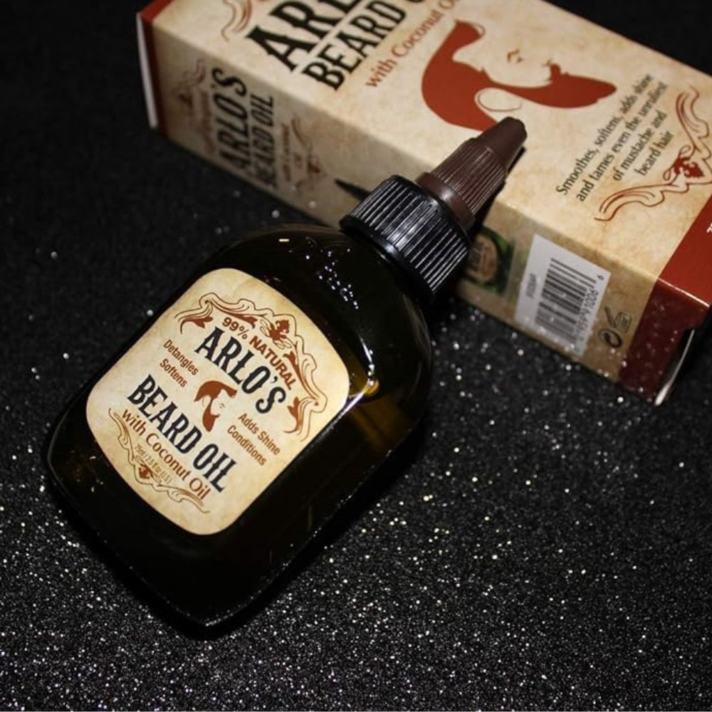 Huile à barbe avec de l'huile de Coco (75ml/2.5oz)