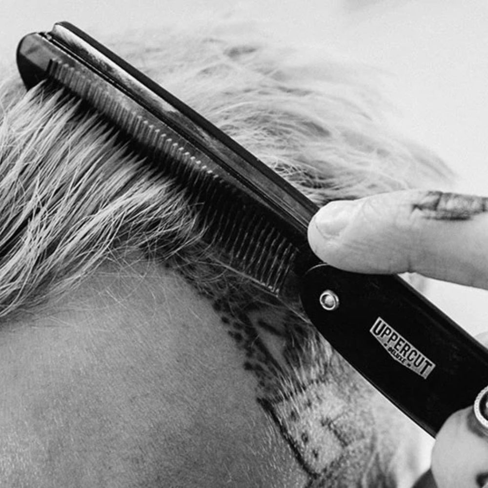 CT7 Peigne repliable style barbier - Tortoise (190mm/7,48")