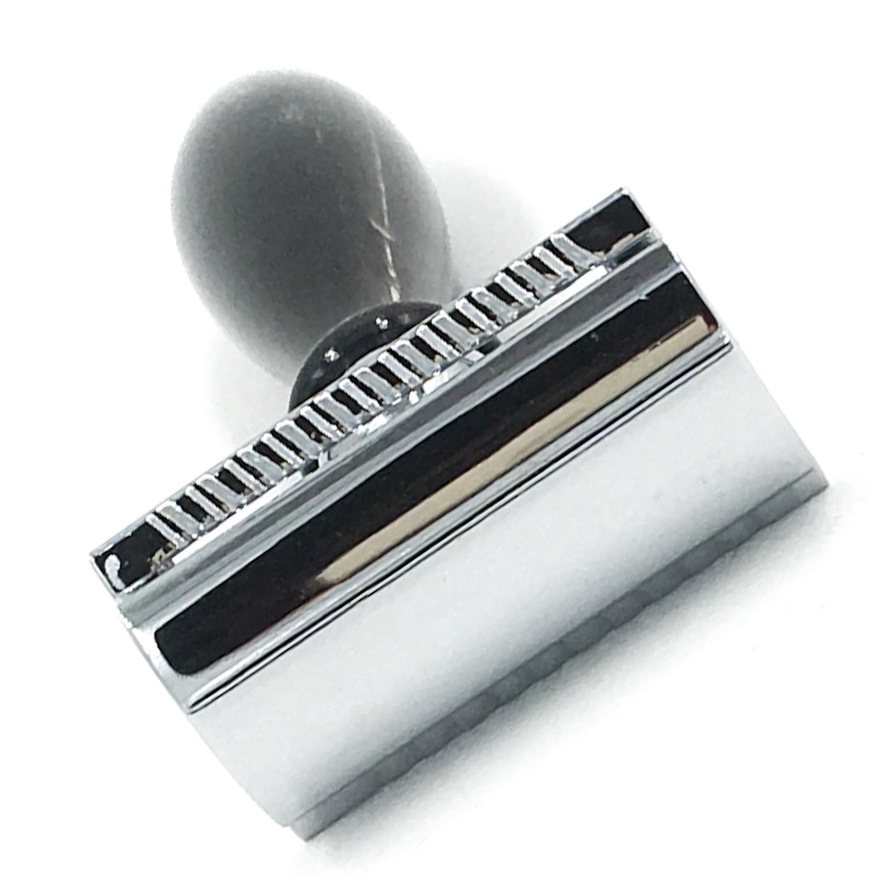 Rasoir de sécurité de 3 pièces avec poigne en corne de buffle 12R - Noir