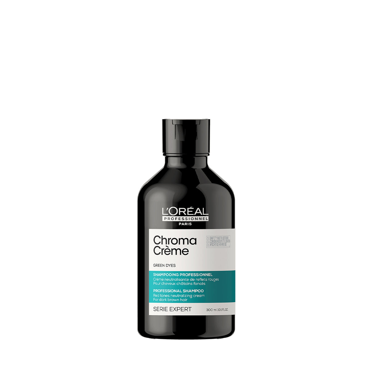 L'Oréal Professionnel - Shampoing neutralisant de reflets rouges "Chroma Crème Vert" - Pour cheveux Bruns