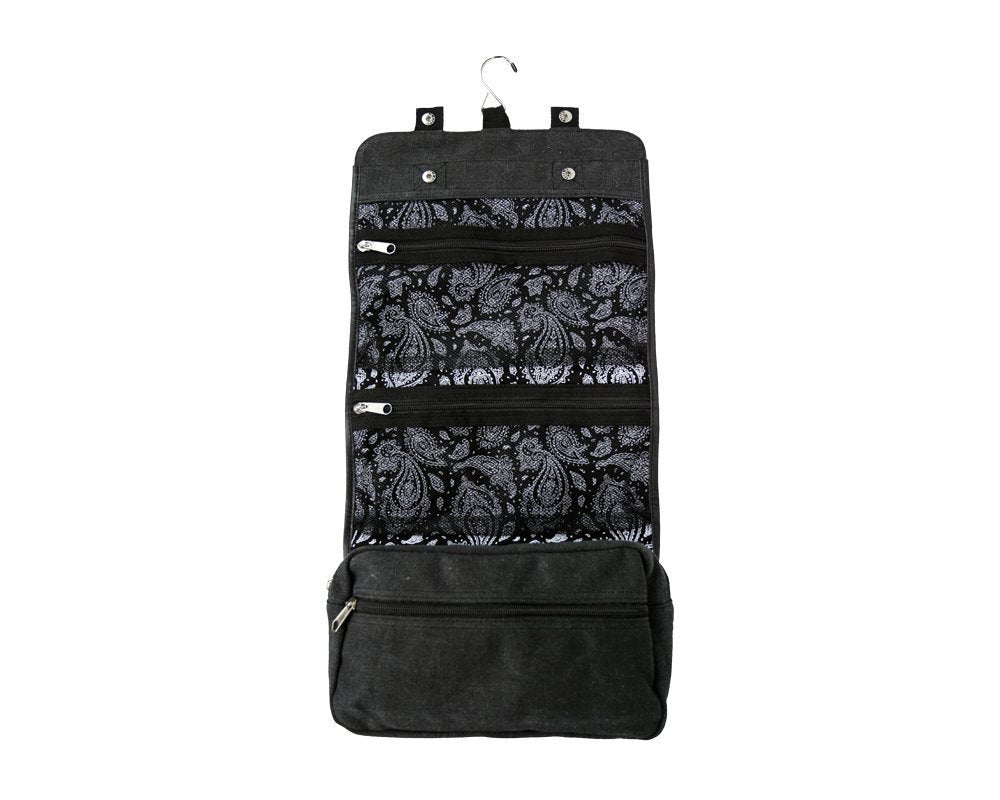 Sac de toilette pour barbier - Noir en toile - SPB X Tim Hendricks