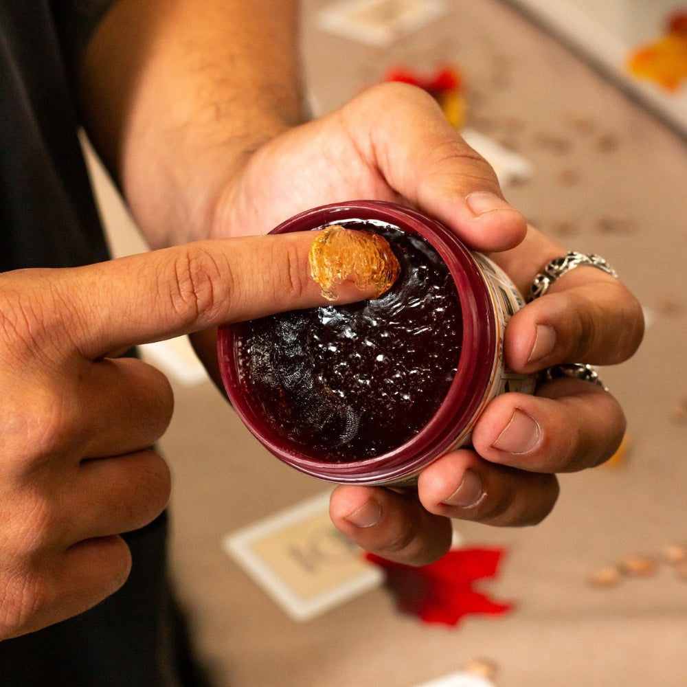 Pommade "Firm Strong Hold" Édition Santo Sunset - Tenue extra forte brillance moyenne (113g/4.0oz)