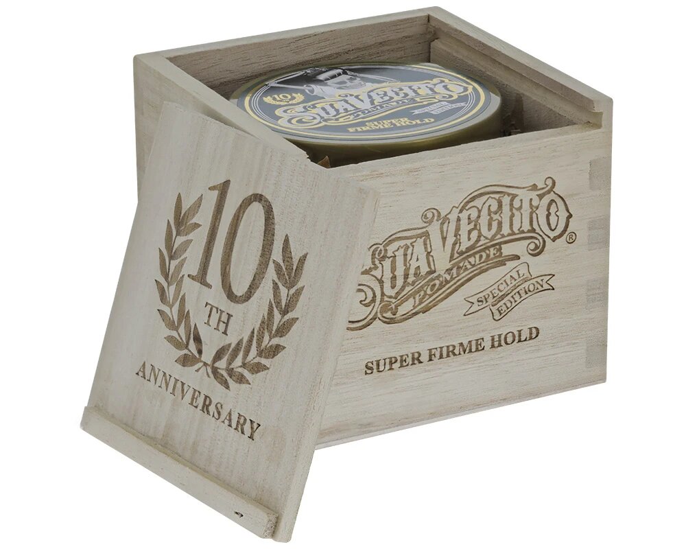 Super Firme Hold Pomade 10th Anniversary - Super strong hold medium shine (118,3/4,0oz)