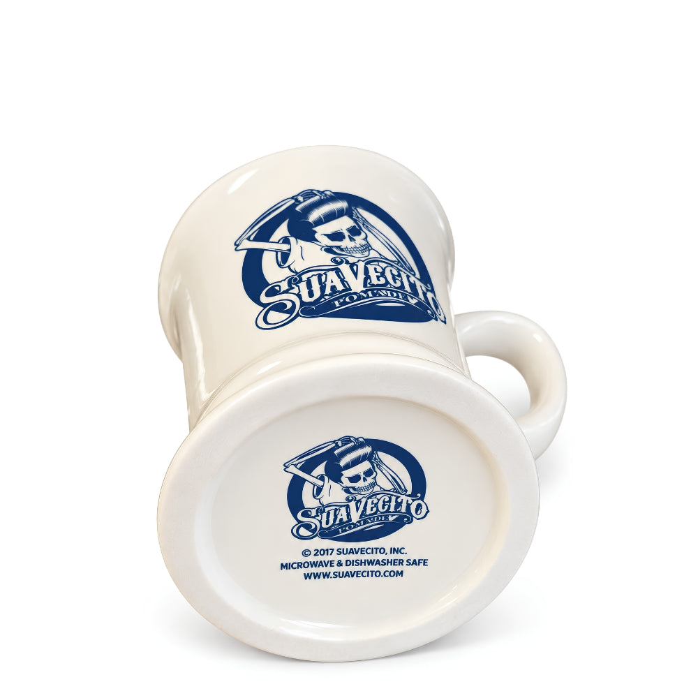 Mustache Ceramic Mug 16oz - White