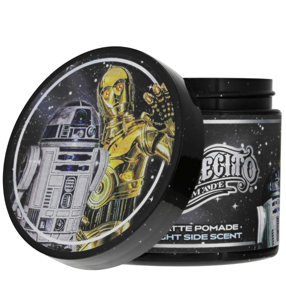 X Star Wars - Pommade d'argile "Matte Pomade" Édition C-3PO & R2-D2 Light Side - Tenue moyenne, fini mat (113ml/4.0oz)
