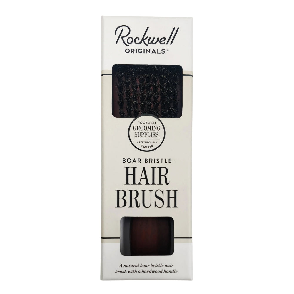 Brosse à cheveux en poils de sanglier naturels (178mm/7.0")