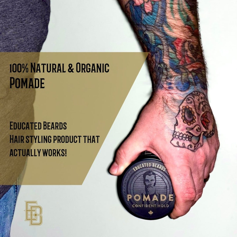 Pommade "Confident Hold Pomade" - Tenue forte, remaniable, fini naturel (86ml/2.9oz)