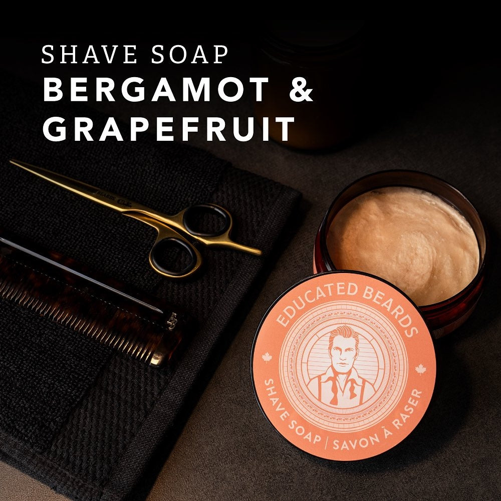 Ensemble de rasage "Bergamot & Grapefruit Shave Kit" - 5 Pièces