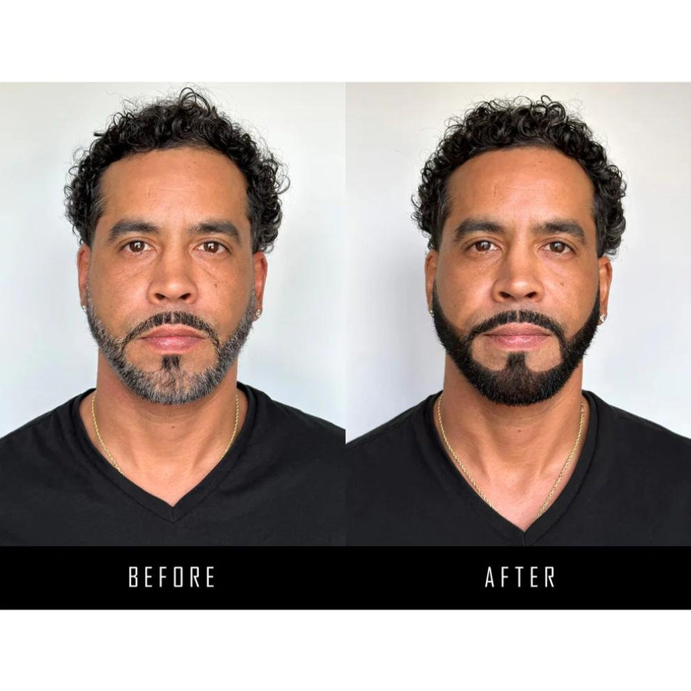 Coloration solutions couleurs pour barbe et moustache - Noir