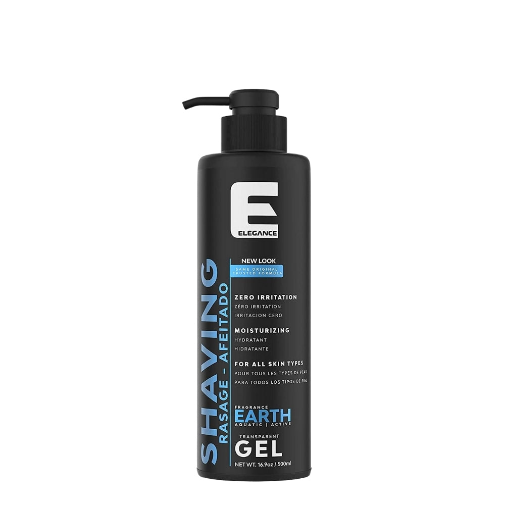 Gel à raser transparent "Earth" - Rasage lisse et sensation géniale