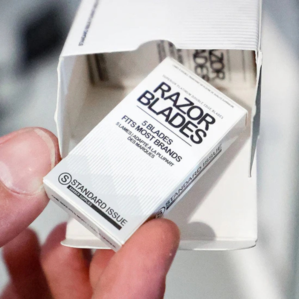 Lames de rasoir à double tranchant en platine de qualité supérieure (100 Lames)