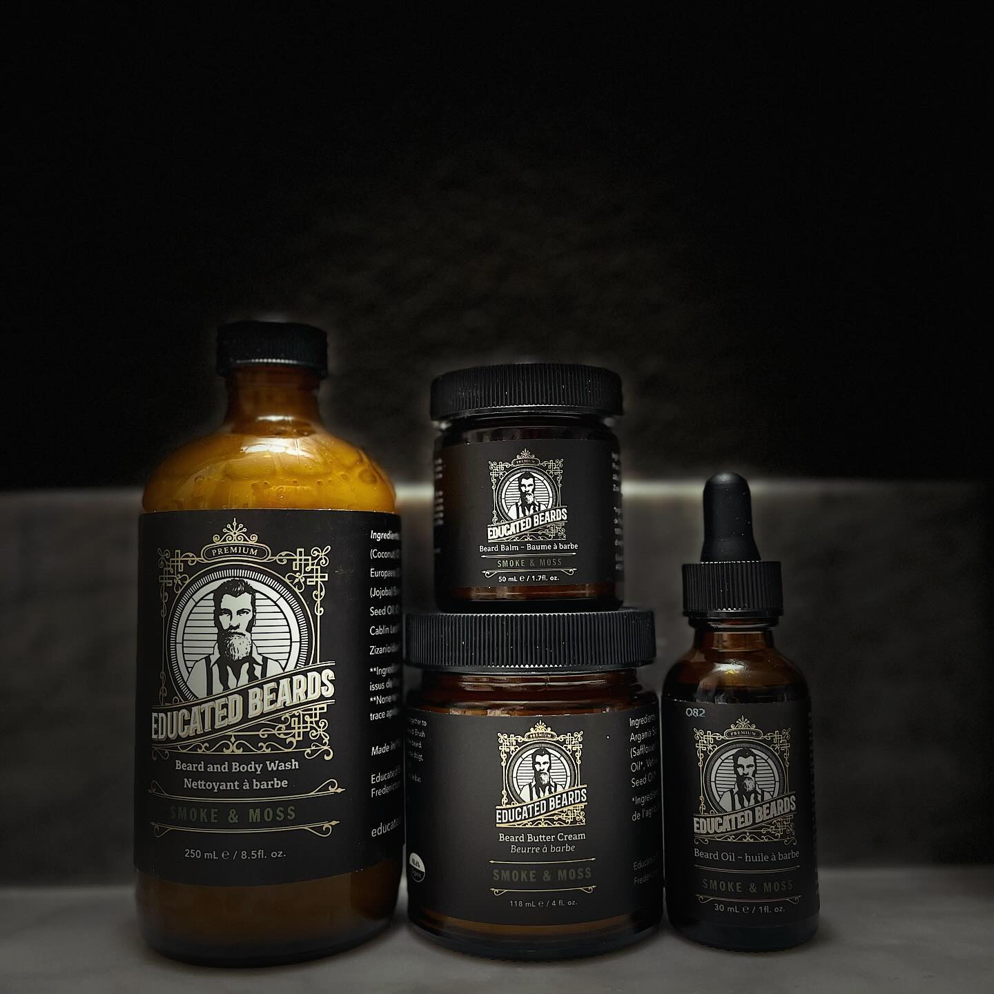 Nettoyant à barbe "Smoke and Moss" (250ml/8.5oz)